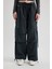 Coool Gabardin Kışlık Pantolon Basic Düz Wide Leg Geniş Bol Paça Bağcıklı Normal Bel Kargo Cepli B1205AX24SP 7