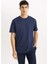 %100 Pamuk New Regular Fit Bisiklet Yaka Basic Düz Kısa Kollu Tişört V7699AZ24SP 6