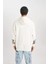 Fit NBA Brooklyn Nets Oversize Geniş Kalıp Kapüşonlu Cepli Kalın Sweatshirt A4113AX24SP 7