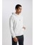 Fit Standart Fit Kapüşonlu Skuba Dalgıç Kumaş Cepli Sweatshirt C2310AX24SP 6