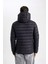 Slim Fit Hafif Şişme Mont Su İtici Kapüşonlu Fermuarlı Cepli Mevsimlik N4661AZ24SP 7