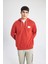 Oversize Geniş Kalıp Kapüşonlu Sırt Baskılı Sweatshirt B4803AX24SP 7