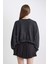 Coool Crop Kalın Kumaş Yıkamalı Soluk Efektli Sweatshirt C2119AX24SP 6