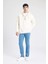Oversize Geniş Kalıp Kapüşonlu Fermuarlı Sırt Baskılı Sweatshirt B4805AX24SP 6