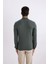 Slim Fit Dar Kesim Yarım Balıkçı Yaka Basic Düz Triko Kazak R1127AZ24SP 6