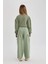 Kız Çocuk Wide Leg Geniş Bol Paça Kargo Eşofman Altı B6402A824SP 6