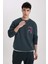 Comfort Regular Fit Rahat Kalıp Bisiklet Yaka Baskılı Sweatshirt B4754AX24SP 7