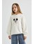 Kız Çocuk Disney Mickey & Minnie Relax Fit Kapüşonlu Sweatshirt B9871A824SP 6