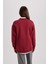 Kapüşonlu Kolej Baskılı Kalın Sweatshirt Tunik B3498AX23WN 6