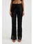 Flayer Fit İspanyol Paça Normal Bel Payetli Siyah Pantolon B9850AX23CW 4