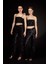 Flayer Fit İspanyol Paça Normal Bel Payetli Siyah Pantolon B9850AX23CW 6