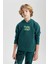 Erkek Çocuk Oversize Geniş Kalıp Sırt Baskılı Kapüşonlu Sweatshirt C0354A823CW 6