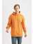 Comfort Regular Fit Rahat Kalıp Kapüşonlu Kanguru Cepli Basic Düz Sweatshirt B4446AX24SP 7