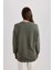 Regular Fit Bisiklet Yaka Basic Düz Sweatshirt Tunik B5244AX23AU 6