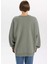 Relax Fit Bisiklet Yaka Baskılı Yıkamalı Soluk Efektli Sweatshirt B6595AX23WN 6