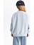 Kız Çocuk Relax Fit Bisiklet Yaka Sweatshirt B8238A823WN 6