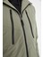 Fit Su İtici Slim Fit Kapüşonlu Polar Astarlı Su Geçirmez Mont A2125AX23WN 7