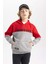 Erkek Çocuk Kapüşonlu Baskılı Kalın Sweatshirt B5949A823WN 6