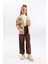 Kız Çocuk Wide Leg Oval Paça Pantolon A4870A823WN 6