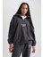 Oversize Fit Yarım Fermuarlı Polar Sweatshirt Y2649AZ23WN 6