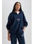 Oversize Fit Yarım Fermuarlı Polar Sweatshirt Y2649AZ23WN 6