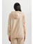 Oversize Fit Kapüşonlu Kalın Sweatshirt B4056AX23AU 6