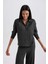Relax Fit Polo Yaka Fitilli Kaşkorse Uzun Kollu Tişört B2404AX23AU 7