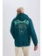 Fit NBA Milwaukee Bucks Standart Fit Kapüşonlu Kalın Sweatshirt A9675AX23WN 7