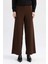 Relax Fit Triko Pantolon Beli Lastikli Basic Düz Geniş Paça Y1325AZ23AU 7
