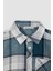 Erkek Çocuk Oversize Fit Kapüşonlu Flanel Uzun Kollu Gömlek Z1002A623AU 6