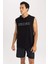 Fit Slim Fit Baskılı Kapüşonlu Atlet A1819AX23SM 6