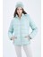 Fit Su İtici Şişme Mont Slim Fit Kapüşonlu Z0803AZ23SP 6