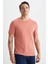 Regular Fit Bisiklet Yaka Basic Kısa Kollu %100 Pamuk Tişört M7666AZ23SP 7