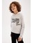 Erkek Çocuk Kapüşonlu Baskılı Sweatshirt Z4593A623SP 7