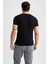 Slim Fit V Yaka Basic Kısa Kollu Fanila L4884AZ23SP 5