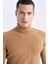 Slim Fit Dar Kesim Balıkçı Yaka Boğazlı Triko Kazak X7391AZ22AU 7