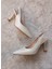 Morly Sivri Kapalı Burun Kadeh Topuklu Stiletto 8,5cm Gelin Ayakkabısı 1