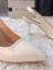 Morly Sivri Kapalı Burun Kadeh Topuklu Stiletto 8,5cm Gelin Ayakkabısı 5
