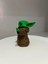 Baby Yoda Grogu 3D Figür 10CM 3