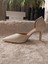 Lotus Sivri Burun Sedef Stiletto 8cm Gelin Ayakkabısı 5