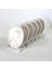 Fincan Tabaklığı-Kahve Fincan Askısı- 6 Bölmeli Metal Fincan Düzenleyici 1