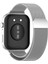 Huawei Watch Fit 3 / Fit 4 / Fit 4 PRO ile Uyumlu Kordon Hasır Örgü Metal Mıknatıslı Kayış 1