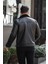 Erkek Napa Deri Içi Full Kürklü Yüksek Kalite Slim Fit Siyah Mont & Ceket 4