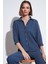 Streç Regular Fit Dokulu Gömlek Bayan Gömlek 5865975 1