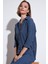 Streç Regular Fit Dokulu Gömlek Bayan Gömlek 5865975 2