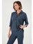 Streç Regular Fit Dokulu Gömlek Bayan Gömlek 5865975 3