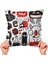 Graffiti Tasarımlı 4'lü Yastık Içi ve Kırlent Kılıfı 45CM 113841 5