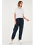 Pamuklu Normal Bel Regular Fit Düz Paça Pantolon Bayan Pantolon 668YP42282S4 4