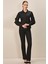 Geniş Paça Siyah Jean Pantolon 1