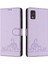 Tecno Pop 5c Için Kılıf Cüzdan Kapak Kapak Kedi Rfıd Kart Yuvası Tutucu Kickstand (Yurt Dışından) 5